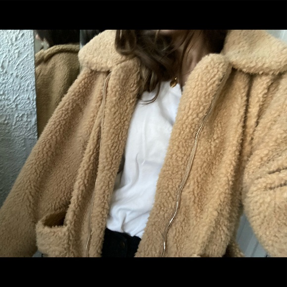 I.AM.GIA pixie coat in tan - Picture 2 of 2
